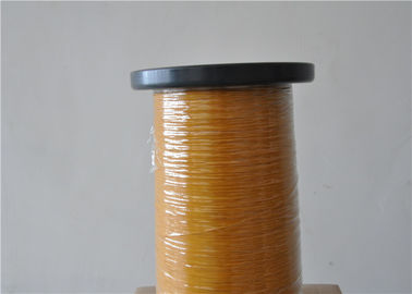 CLASS B / F Triple Insulated Litz Wire 0.2*7 Mm High Purity Copper Yellow