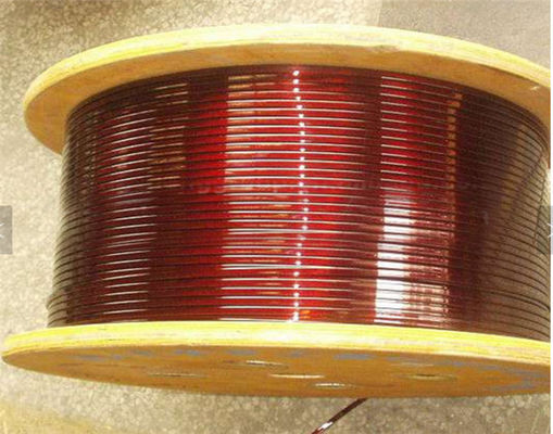 Rectangular Enameled Copper Wire 220℃ Temperature Resistance Suitable for Motor Stator Winding