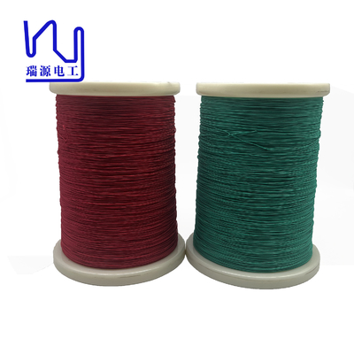 Super 0.1*50 Red Natural Silk Served Litz Wire For High Frequency Transformer