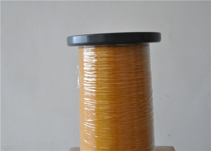CLASS B / F Triple Insulated Litz Wire 0.2*7 Mm High Purity Copper Yellow