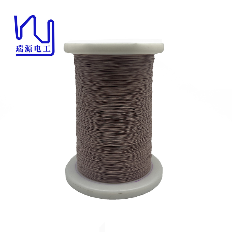 155 Thermal Grade Copper Litz Wire Breakdown Voltage 1300V Silk Covered Nylon/Polyester Jacket