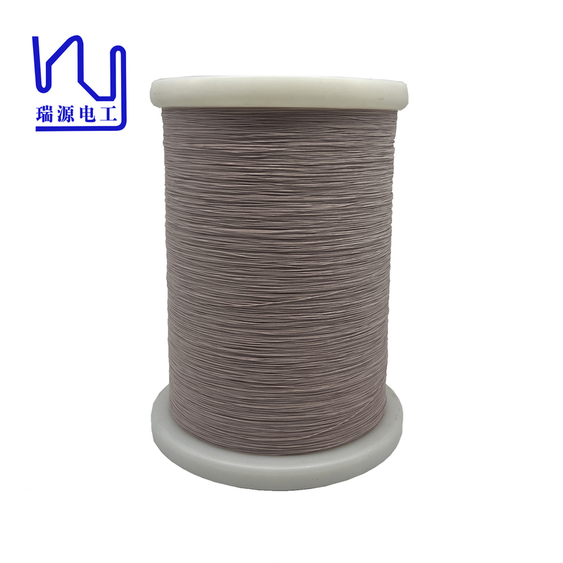 0.03mm To 0.5mm High Frequency Magnet Stranded Twisted Silk Covered Copper Litz Wire