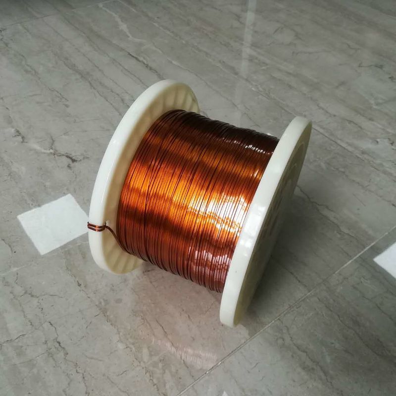 0.4mm Thickness Rectangular Copper Wire 220 Grade Flat Copper Wire