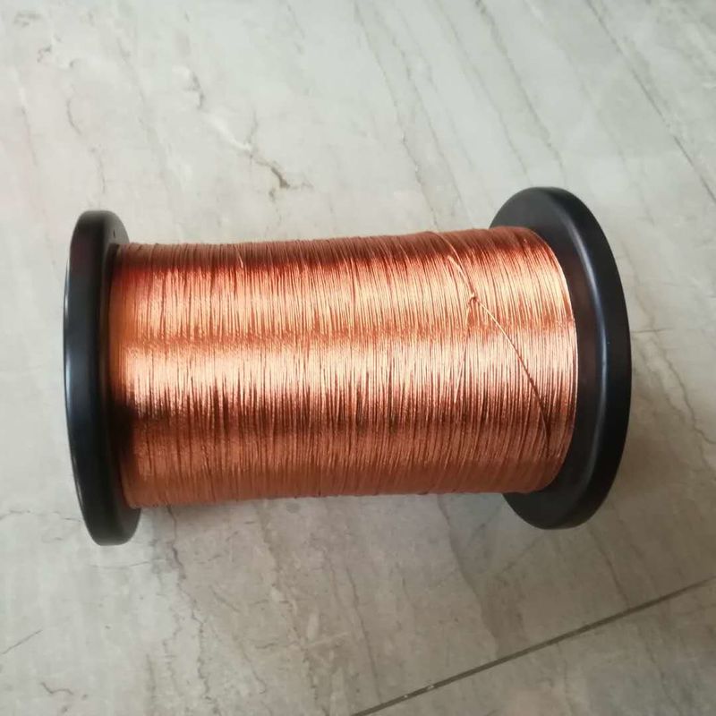 0.1mm*7 Self Bonding Stranded Wire High Breakdown Voltage Copper Litz Wire For Transformer