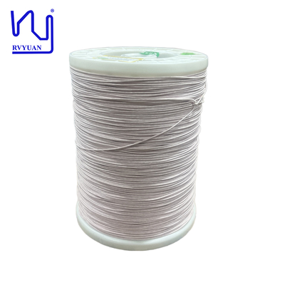 고품질 120 가닥/38awg 0.1mm 나일론 포장 구리 Litz 와이어